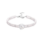 Moon Shadow Camellia Bracelet - Luxury Twin Design, Elegant Spring & Summer Jewelry