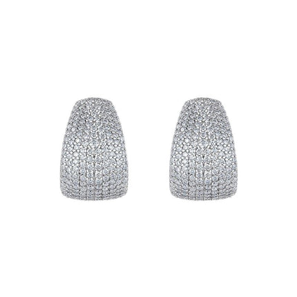 Commuter Earrings All-matching S925 Sterling Silver Elegant Design