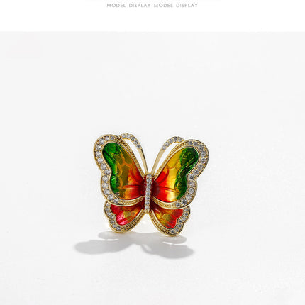 Butterfly Jewelry Set - Freshwater Pearl Necklace, Earrings & Ring