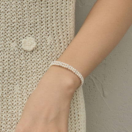 Moon Shadow Camellia Bracelet - Luxury Twin Design, Elegant Spring & Summer Jewelry