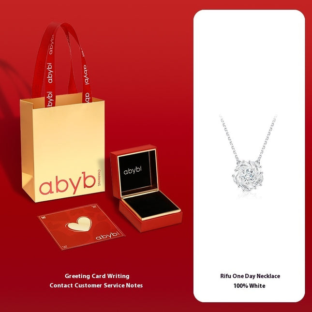 Camellia Necklace Light Luxury Clavicle Gift